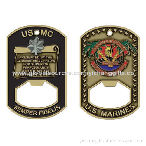 Custom Bottle Opener, Soft Enamel, Suitable for Promotion Gift or Souvenir from Factory